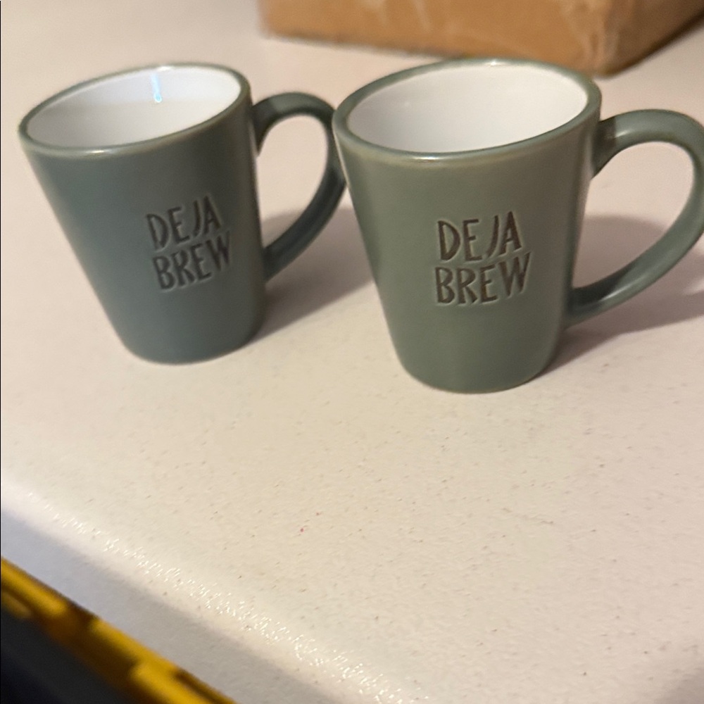Deja Brew Green Espresso Cups